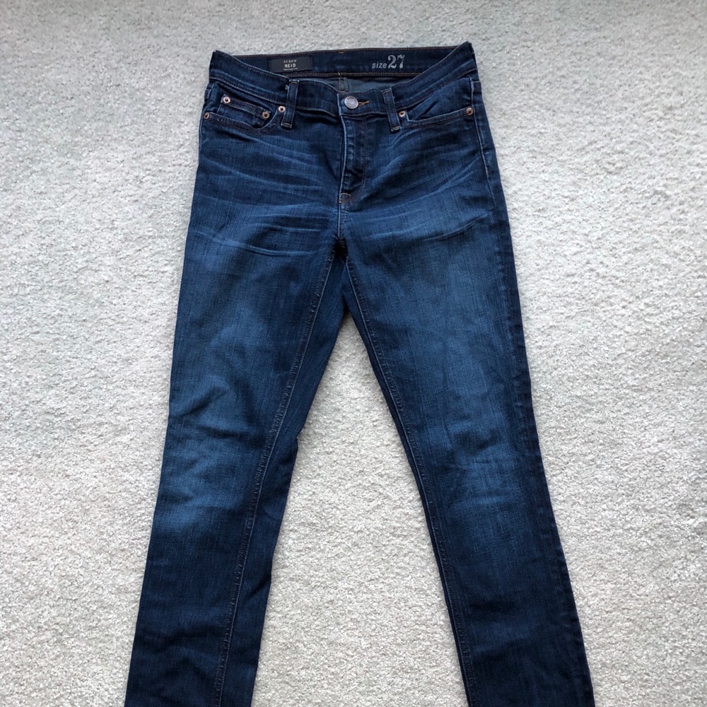 J Crew Reid Dark Wash Skinny Jeans